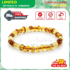 Vòng Tay Hổ Phách Amber Úc Vòng tay cho người lớn VTMM2MVT