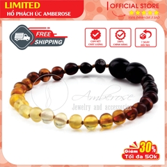 Bộ Vòng Hổ Phách Amber Úc Cho Bé 0 - 3 tuổi SABCVCD