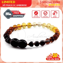 Bộ Vòng Hổ Phách Amber Úc Cho Bé 0 - 3 tuổi SABCVCD