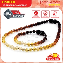 Bộ Vòng Hổ Phách Amber Úc Cho Bé 0 - 3 tuổi SABCVCD