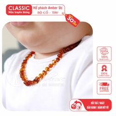 Vòng Cổ Hổ Phách Amberose Úc Cho Bé 0 - 10 tuổi VCM4MSAN