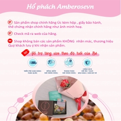 Vòng Cổ Hổ Phách Amber Úc Cho Bé 0 - 10 tuổi ( Mẫu Đặc Biệt ) SLTRD