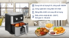 Nồi chiên không dầu Rapido RAF-8.0M 8 lít