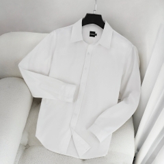 Áo sơ mi nam dài tay chất vải cotton Oxford hột thoáng mát, form regular OXFO AMANLAB