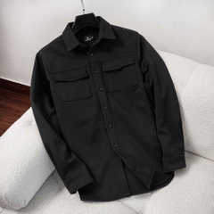 Áo khoác sơ mi nam phong cách hàn, chất vải cotton vân chéo Jacke Shirt AMANLAB