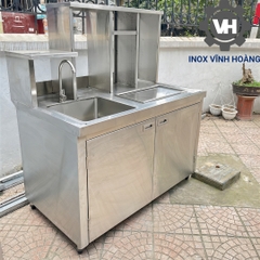 Quầy pha chế inox 1m2