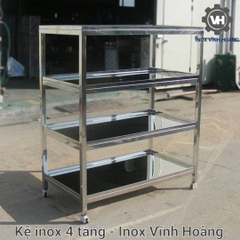 Kệ inox 4 tầng