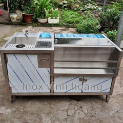 Quầy pha chế mini bằng inox