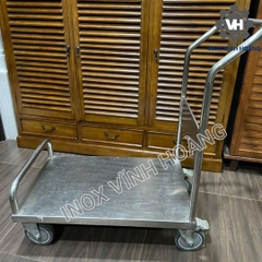 Xe đẩy inox 1 tầng