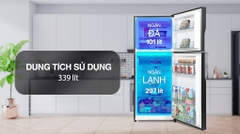 Tủ lạnh Hitachi Inverter 339 lít R-FVX450PGV9 GBK