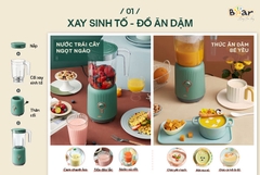 Máy xay ăn dặm 3 cối Bear BL-B10V2