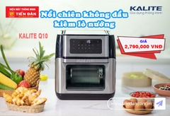 Nồi chiên không dầu kiêm lò nướng Kalite Q10