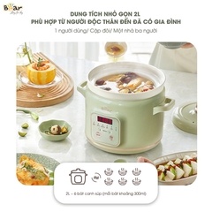 Nồi nấu chậm 2L Bear SB-NNC20