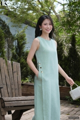 Đầm suông vạt chéo sang chảnh NKDV2503008