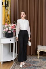 Áo Sơ Mi Dài Tay Cổ Tàu Tay Bồng NKSM2302001