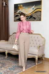 Áo Sơ Mi Dài Tay Cổ Tàu Tay Bồng NKSM2302001