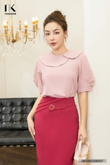 Áo Sơ Mi Tay Lỡ Cổ Sen NKSM2306007