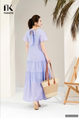 Váy Đầm Maxi Gun Nữ Tính Dáng Suông Thoải Mái NKDV2503002