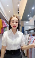 Áo Sơ Mi Kẻ Xếp Ly Vai NK Fashion Công Sở Nữ Cách Điệu Thanh Lịch Vải Mềm Mịn NKSM2405008