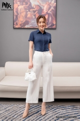 Quần Ống Rộng T11 NK Fashion Công Sở Nữ Thanh Lịch Vải Mền Mịn NKQU2011001