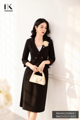 Vest 2 Lớp Tay Lỡ Cúc Bọc NKAK2309001