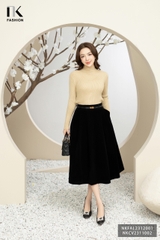NK Fashion Chân Váy Nhung Xoè Xếp NKCV2311002