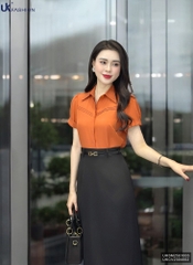 Sơ mi chéo ngực cổ đức cơ bản, dễ mặc, dễ phối đồ UKSM2501003 ( Ko kèm CV/ Quần + Phụ kiện)