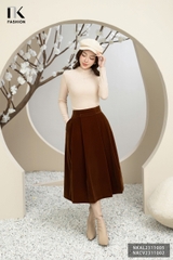 NK Fashion Chân Váy Nhung Xoè Xếp NKCV2311002