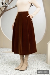 NK Fashion Chân Váy Nhung Xoè Xếp NKCV2311002