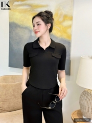 Set thể thao tay lỡ cổ bẻ trẻ trung, hiện đại, tôn dáng NKBD2407001