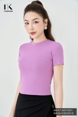 NK Fashion Áo Thun Croptop Trẻ Trung, Thoải Mái NKAT2401001