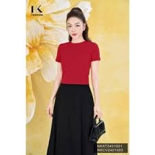 NK Fashion Áo Thun Croptop Trẻ Trung, Thoải Mái NKAT2401001