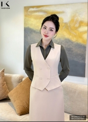 Áo ghile 7 mảnh cơi túi sang xin hợp thu NKSM2407018