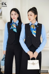Áo ghile 7 mảnh cơi túi sang xin hợp thu NKSM2407018