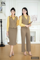 Áo ghile 7 mảnh cơi túi sang xin hợp thu NKSM2407018