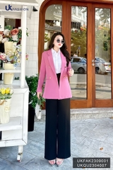 Vest 2 lớp 4 cúc đóng UK Fashion Trendy, Kiểu Dáng Basic, thời trang cao cấp Hàn Quốc UKFAK2309001