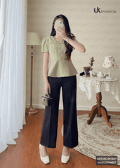 Áo Sơ Mi NK Fashion Thiết Kế Trẻ Trung Thanh Lịch Eo Xòe Chất Vải Mềm Mịn Thoáng Mát UKFSM2301001