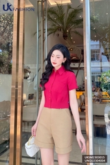 Quần Sooc 2 Túi Chéo Công Sở Đi Học Form Xinh Tôn Dáng UNQU2304004