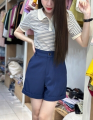 Quần Sooc 2 Túi Chéo Công Sở Đi Học Form Xinh Tôn Dáng UNQU2304004