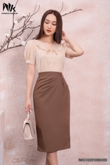 Chân Váy Bút Chì Ba Cúc Basic NKCV2201006
