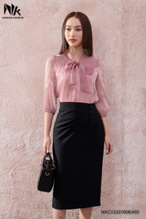 Chân Váy Bút Chì Ba Cúc Basic NKCV2201006