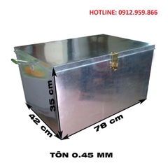 KT: 78 x 42 x 35 cm, Độ dày Tôn 0.45mm