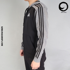 ADIDAS ESSENTIALS MESSLANGE FRENCH TERRY FULL-ZIP HOODIE HK2897