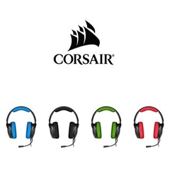 Tai nghe Corsair HS35 Stereo Carbon Blue/Green/RED CA-901119(5-8)-AP