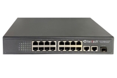 Thiết bị mạng Switch PoE VANTECH VPS-16 16-Port