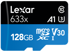 Thẻ Nhớ Micro SDXC Laxar V30 A1 Class 10 128GB UHS-I (100MB/s R 45MB/s W) (LSDMI128BB633A)