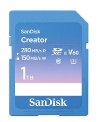 Thẻ nhớ SDXC SanDisk Creator UHS-II V60 1TB 280MB/s SDSDXEP-1T00-GNCIS