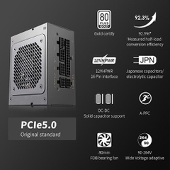 Nguồn SEGOTEP KL-M750G SFX - 750W - 80 Plus Gold - ATX3.0+PCIE 5.0