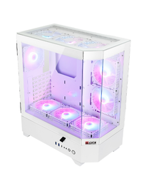 Thùng máy Magic Vila Ultra - Trắng | E-ATX sẵn 3 Fan