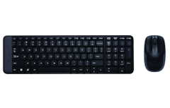 Bộ bàn phím chuột không dây Logitech MK220 Wireless USB